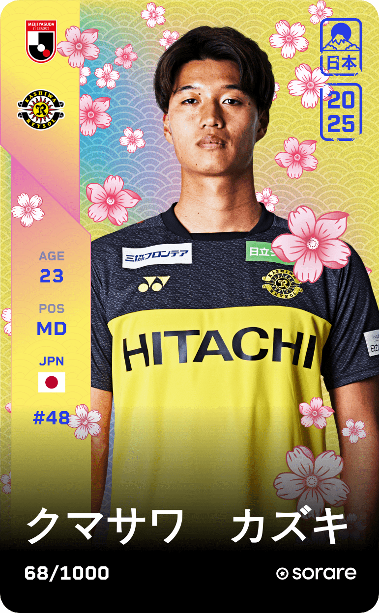 Kazuki Kumasawa 2025-26 • Limited 68/1000
