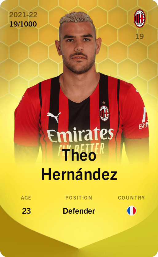 Theo Hernández 2021-22 • Limited 19/1000