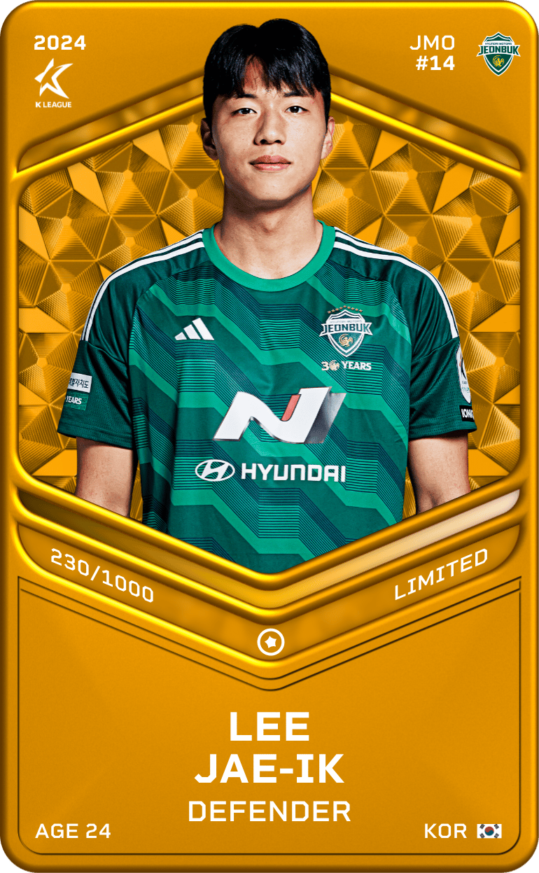 Lee Jae-Ik 2024-25 • Limited 230/1000