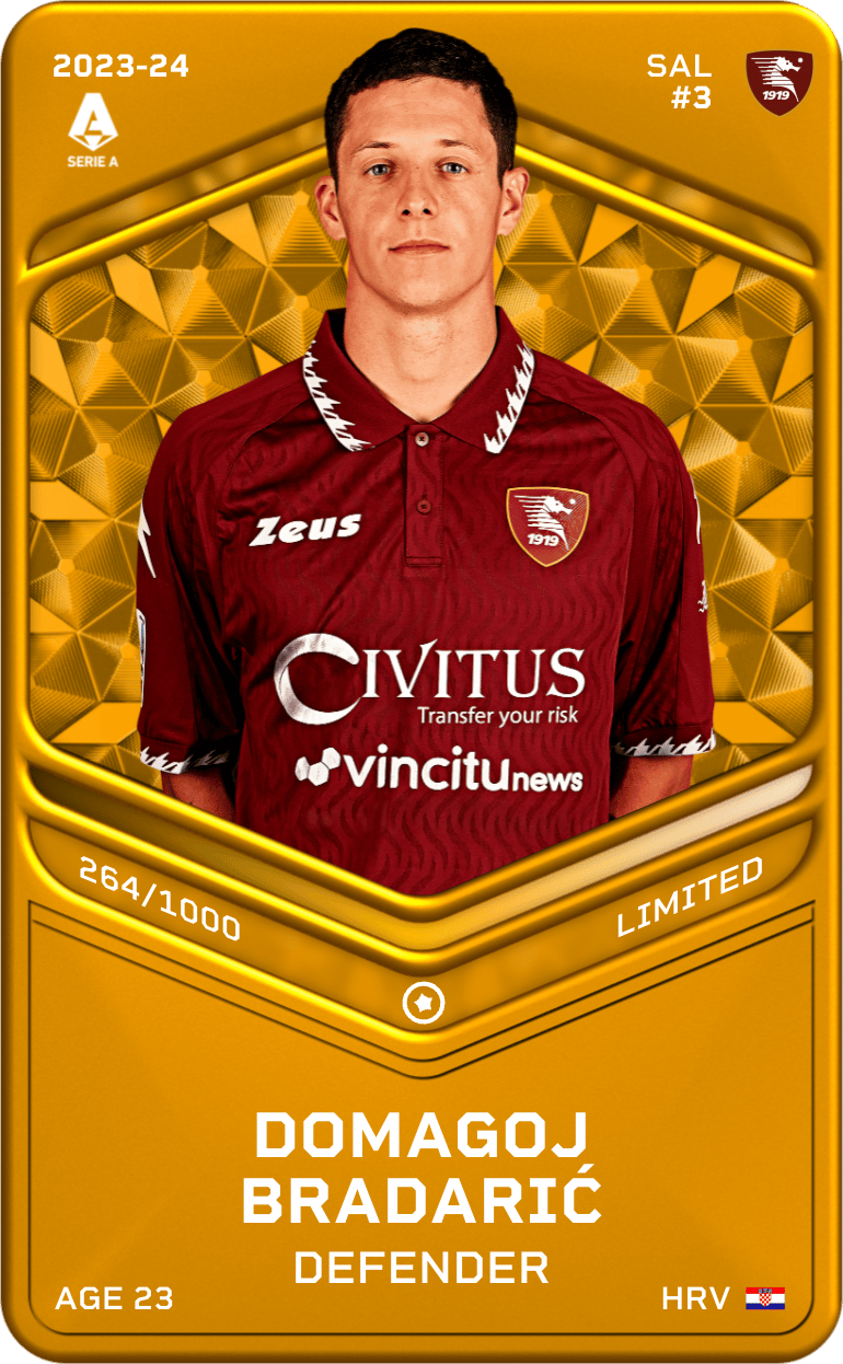 Domagoj Bradarić 2023-24 • Limited 264/1000