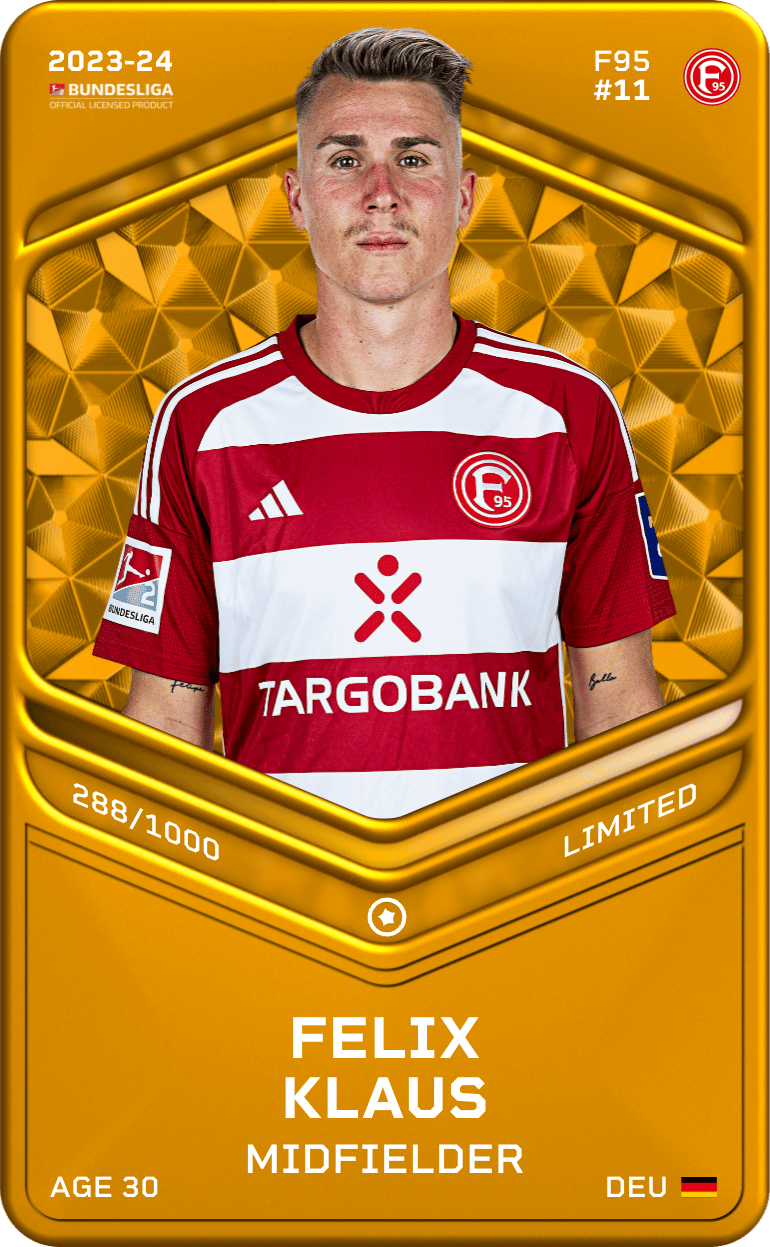 Felix Klaus 2023-24 • Limited 288/1000