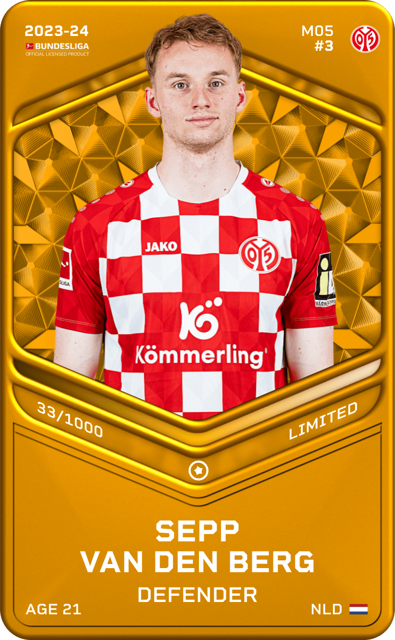Sepp van den Berg 2023-24 • Limited 33/1000
