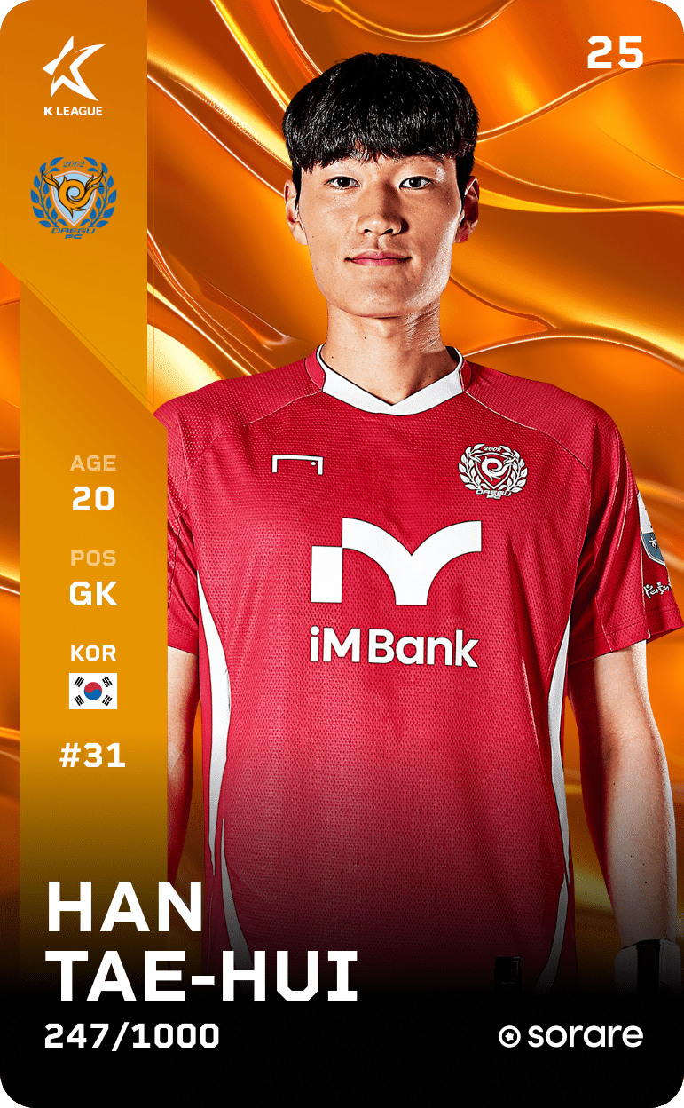 Han Tae-Hee 2025-26 • Limited 247/1000