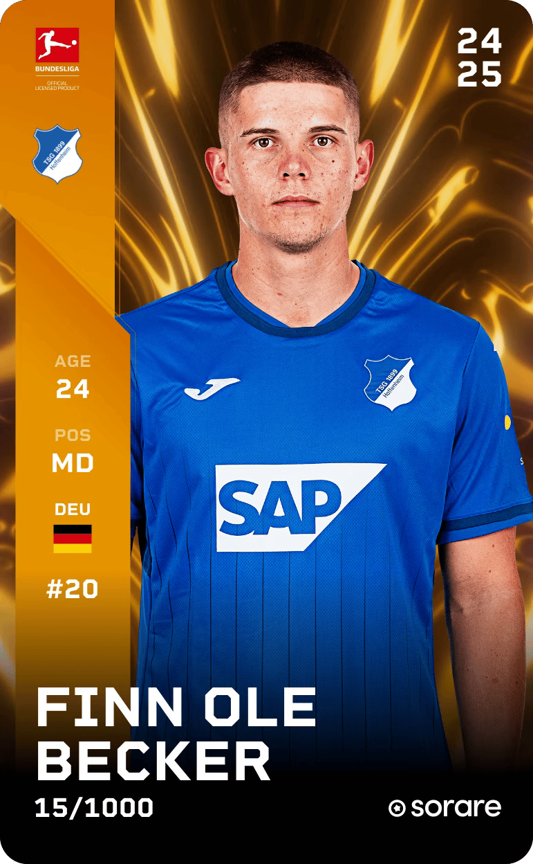 Finn Ole Becker 2024-25 • Limited 15/1000