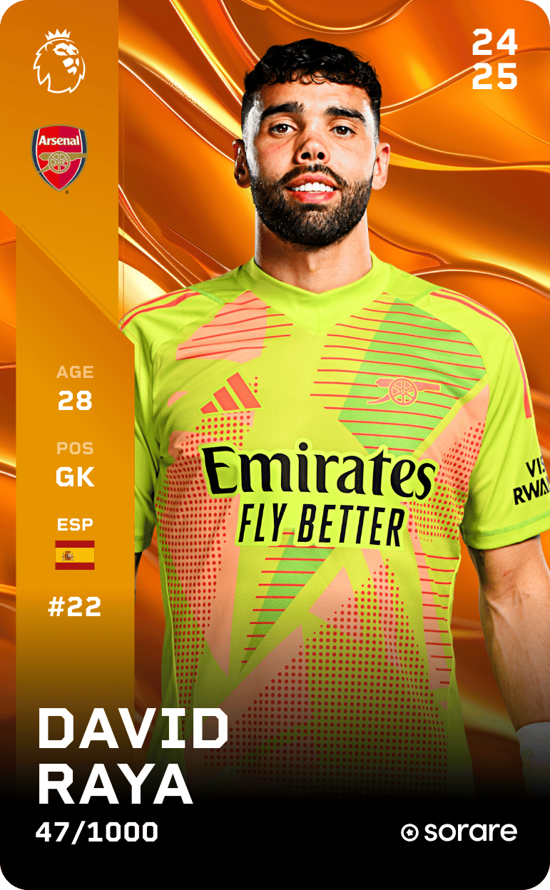 David Raya 2024-25 • Limited 47/1000