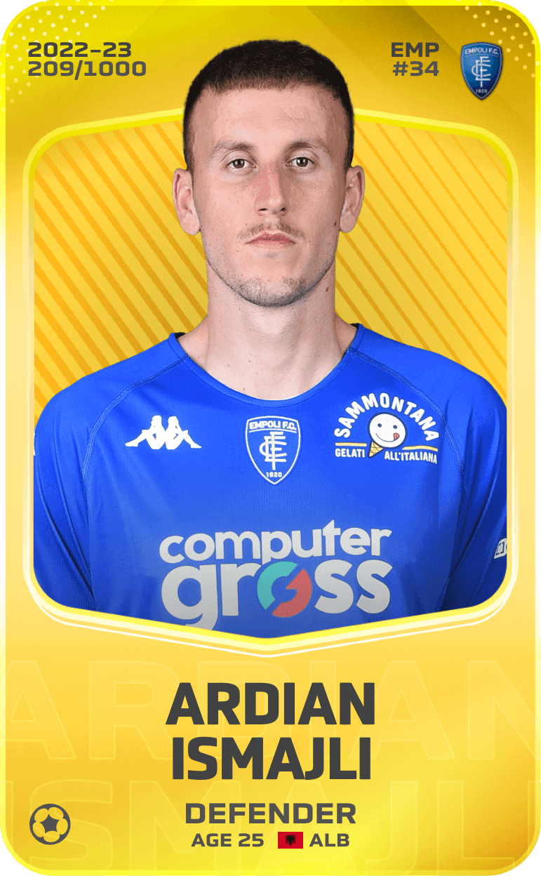 Ardian Ismajli 2022-23 • Limited 209/1000