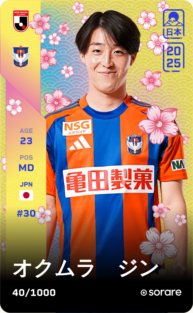 Jin Okumura 2025-26 • Limited 40/1000
