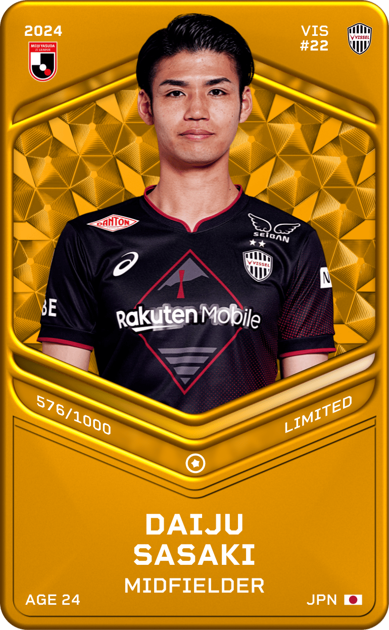 Daiju Sasaki 2024-25 • Limited 576/1000