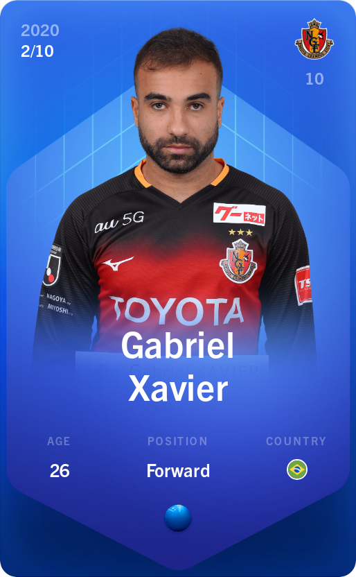 Sorare - Sorare Official - Gabriel Xavier 2020-21 • Super Rare 2/10 - NFT # 44627109153639328875031693891569081521944225188218421723870272937113435455968