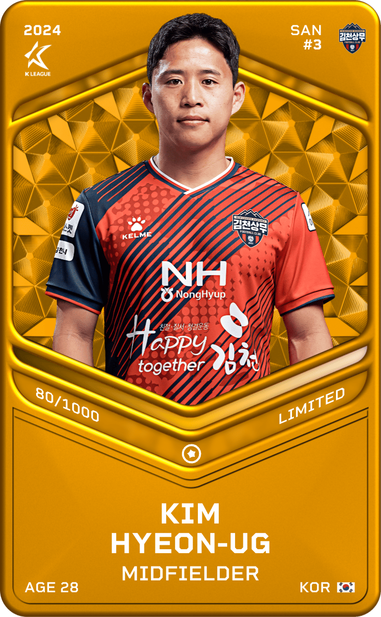 Kim Hyeon-Ug 2024-25 • Limited 80/1000
