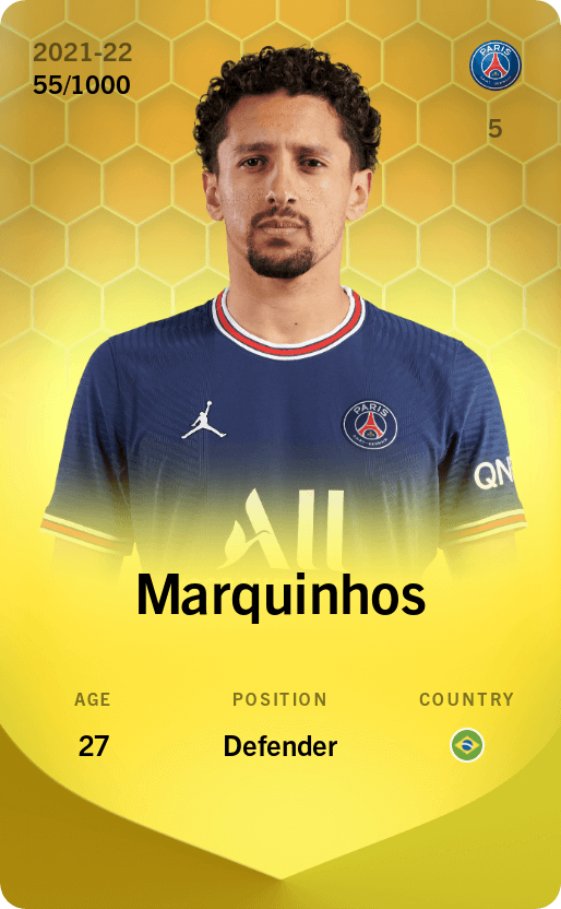 Marquinhos 2021-22 • Limited 55/1000