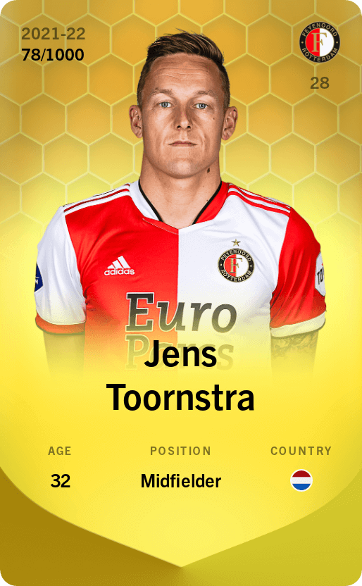 Jens Toornstra 2021-22 • Limited 78/1000