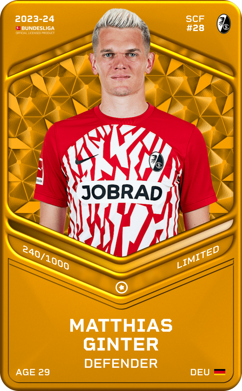 Matthias Ginter 2023-24 • Limited 240/1000