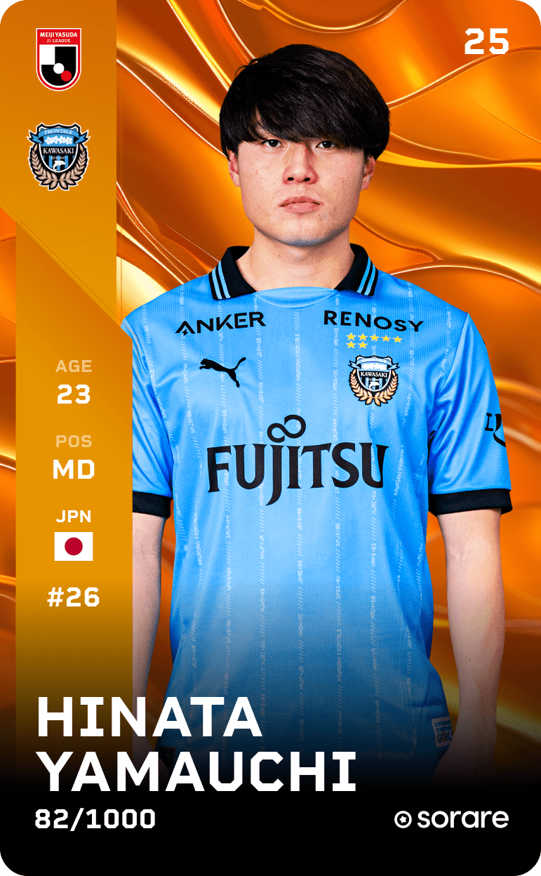 Hinata Yamauchi 2025-26 • Limited 82/1000
