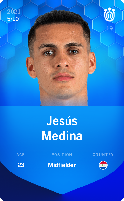 Sorare - Sorare Official - Jesús Medina 2021-22 • Super Rare 5/10 - NFT # 82440055063137523778044725172457263985889796025604498157841077939366591431784