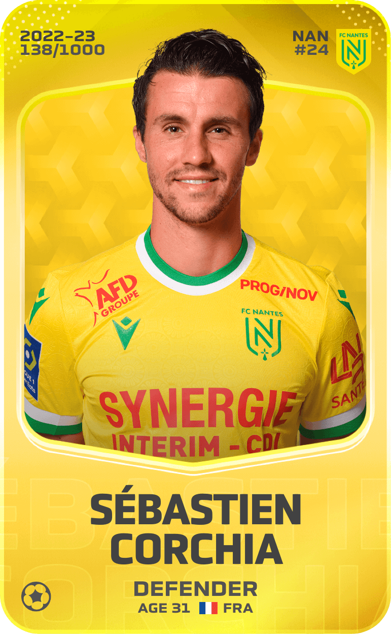 Sébastien Corchia 2022-23 • Limited 138/1000