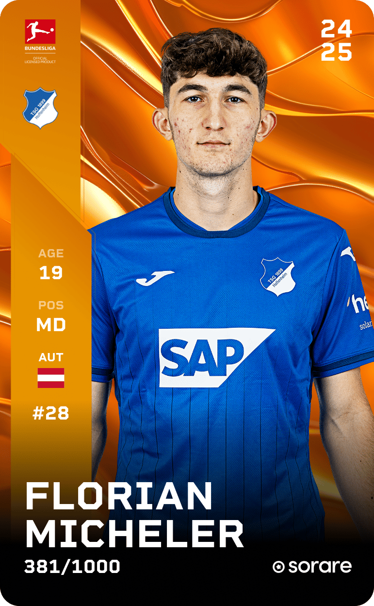 Florian Micheler 2024-25 • Limited 381/1000