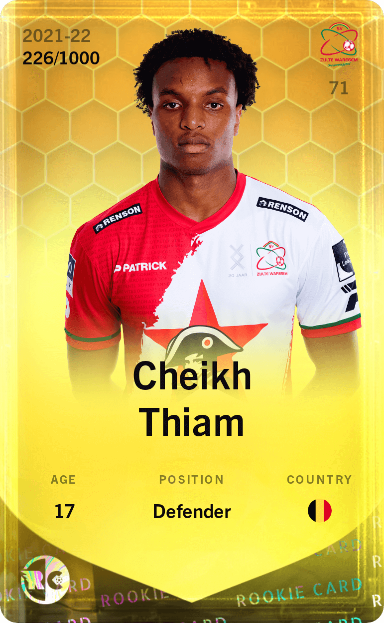 Cheikh Thiam 2021-22 • Limited 226/1000