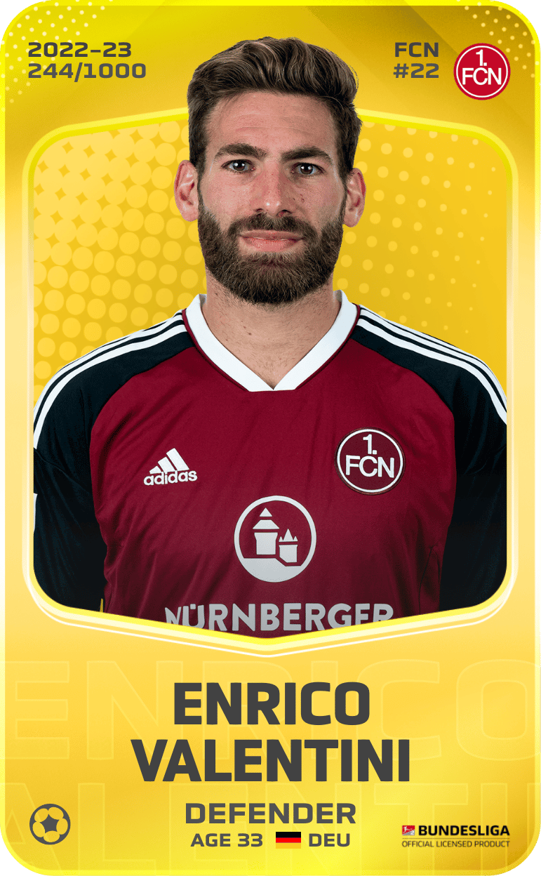 Enrico Valentini 2022-23 • Limited 244/1000