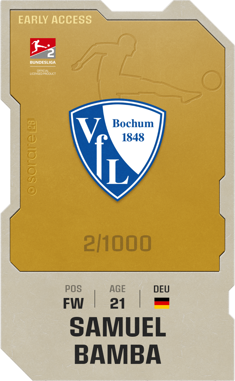 Samuel Bamba 2025-26 • Limited 2/1000