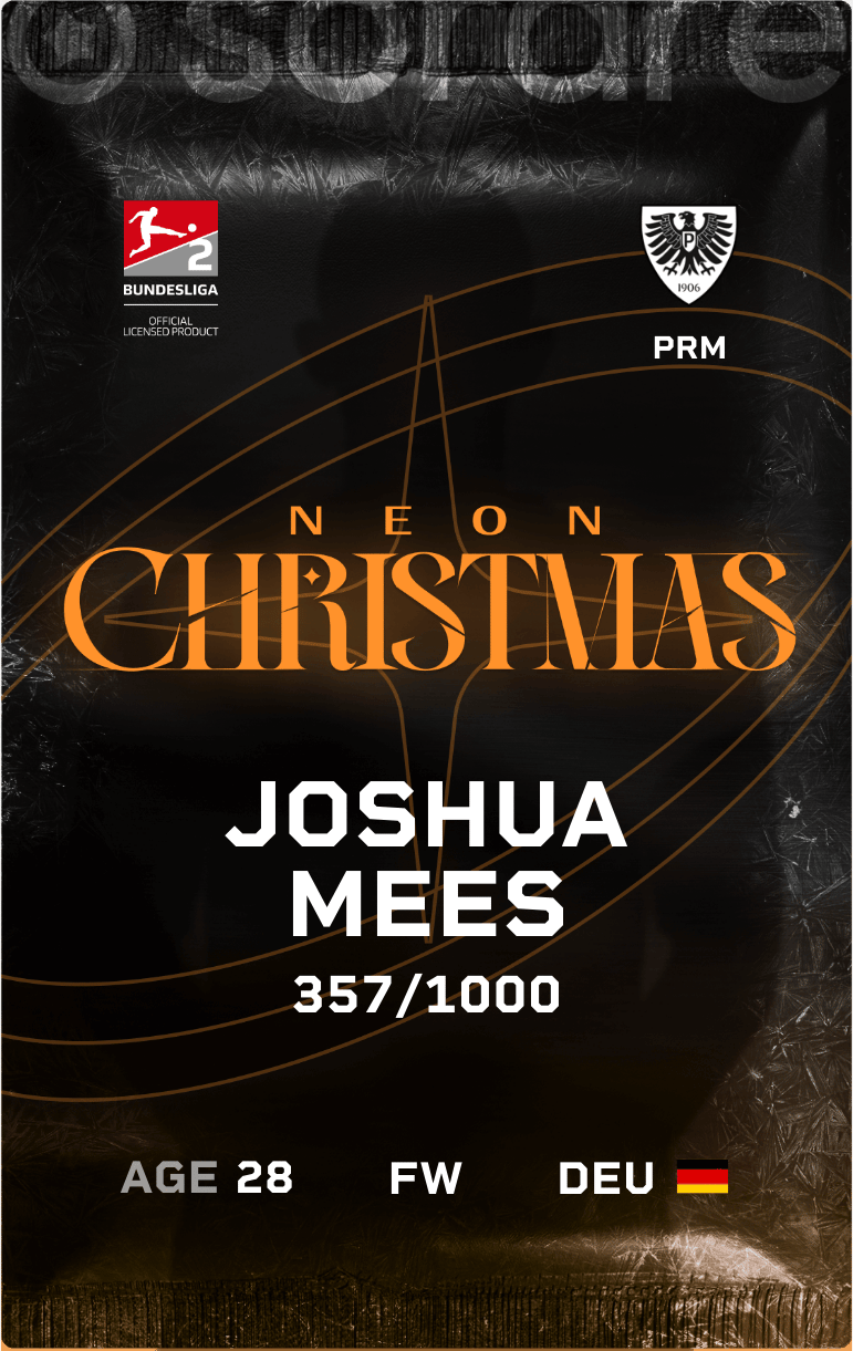 Joshua Mees 2024-25 • Limited 357/1000
