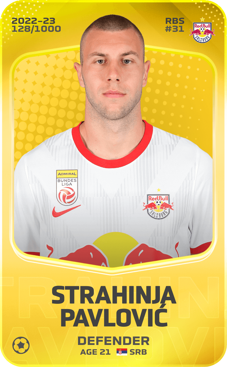 Strahinja Pavlović 2022-23 • Limited 128/1000