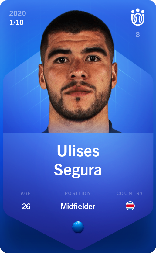 Sorare - Sorare Official - Ulises Segura 2020-21 • Super Rare 1/10 - NFT # 51431191796036851090165728598290466911653368101274967016285126844672424756925