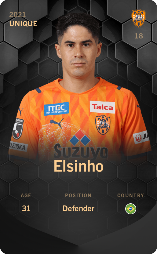 Sorare - Sorare Official - Elsinho 2021-22 • Unique - NFT # 72436682056052330763362477286474459796194187141573657826705895038492235963377