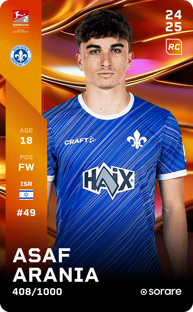 Asaf Arania 2024-25 • Limited 408/1000