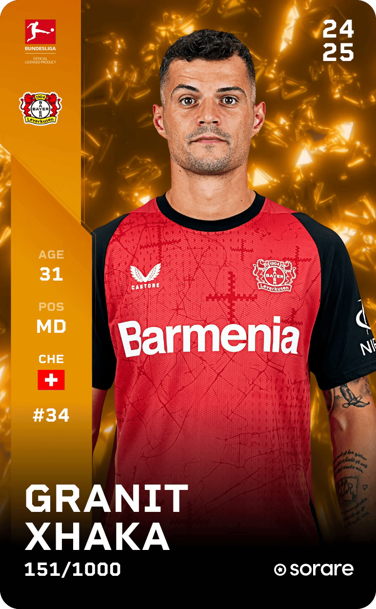 Granit Xhaka 2024-25 • Limited 151/1000