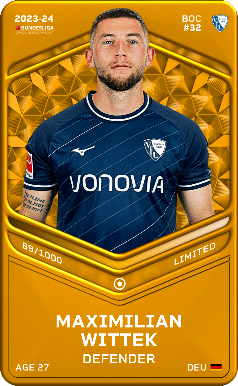 Maximilian Wittek 2023-24 • Limited 89/1000