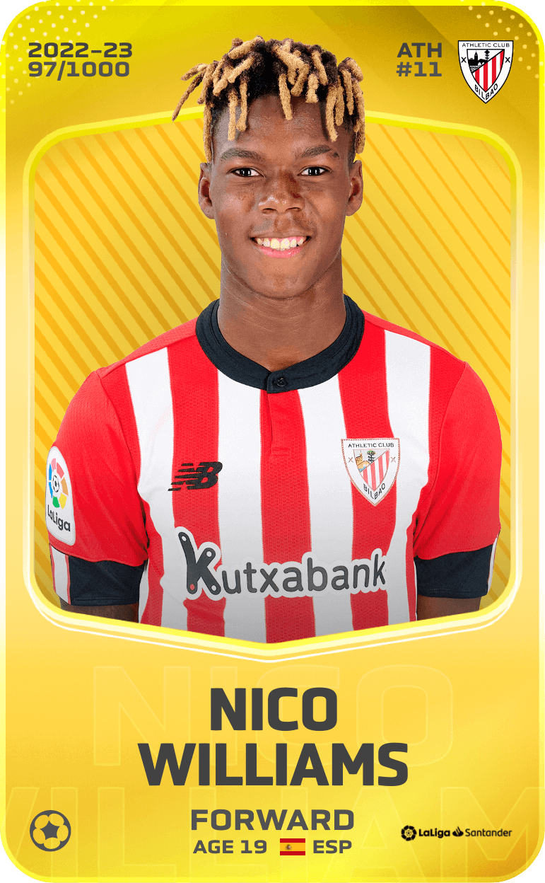 Nico Williams 2022-23 • Limited 97/1000