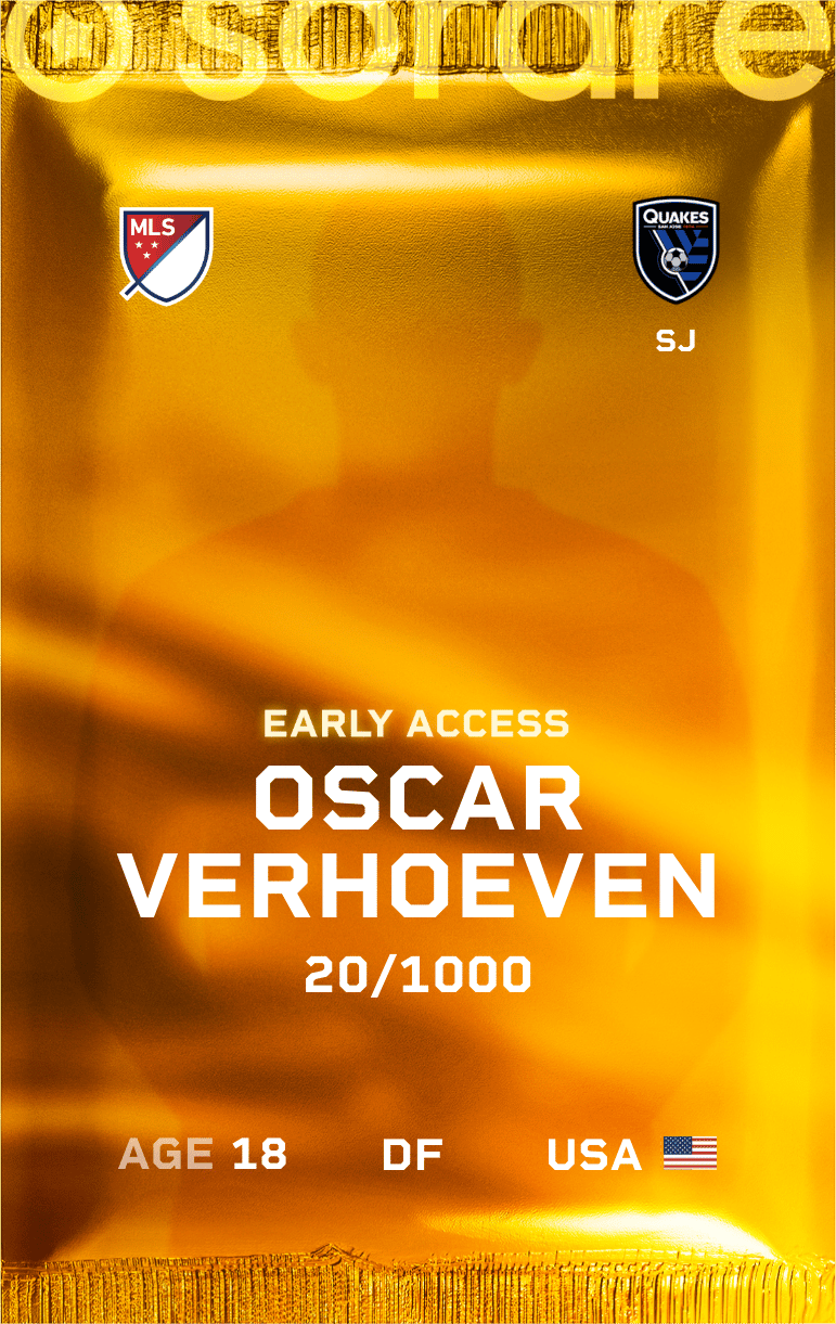 Oscar Verhoeven 2025-26 • Limited 20/1000