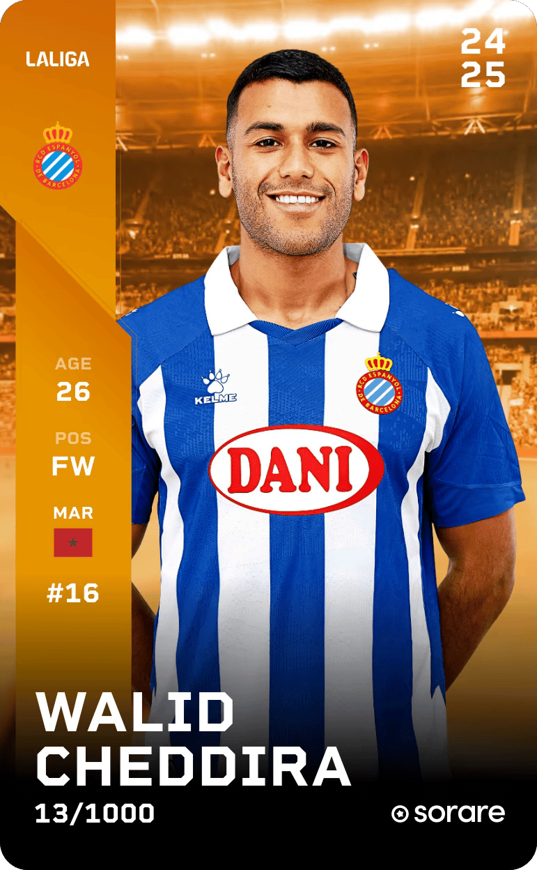 Walid Cheddira 2024-25 • Limited 13/1000
