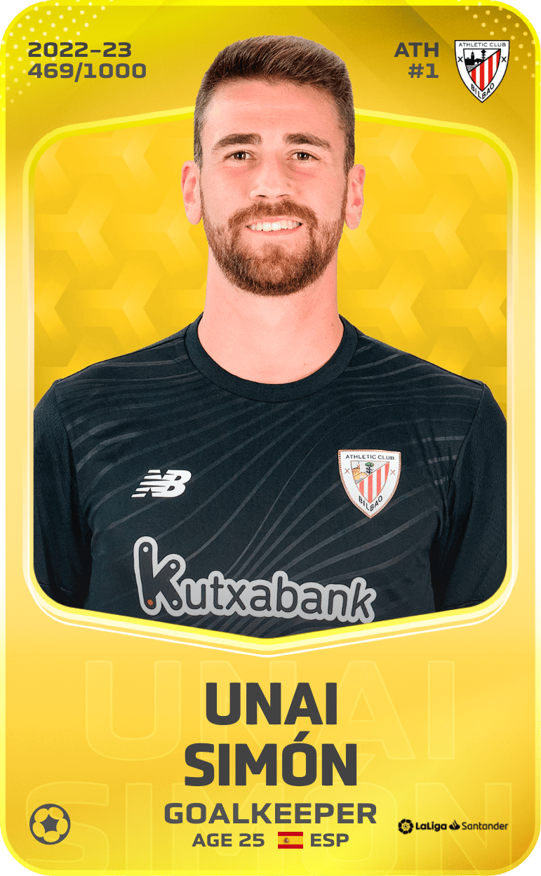 Unai Simón 2022-23 • Limited 469/1000