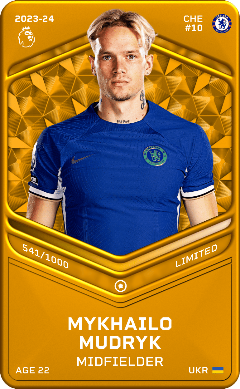 Mykhailo Mudryk 2023-24 • Limited 541/1000