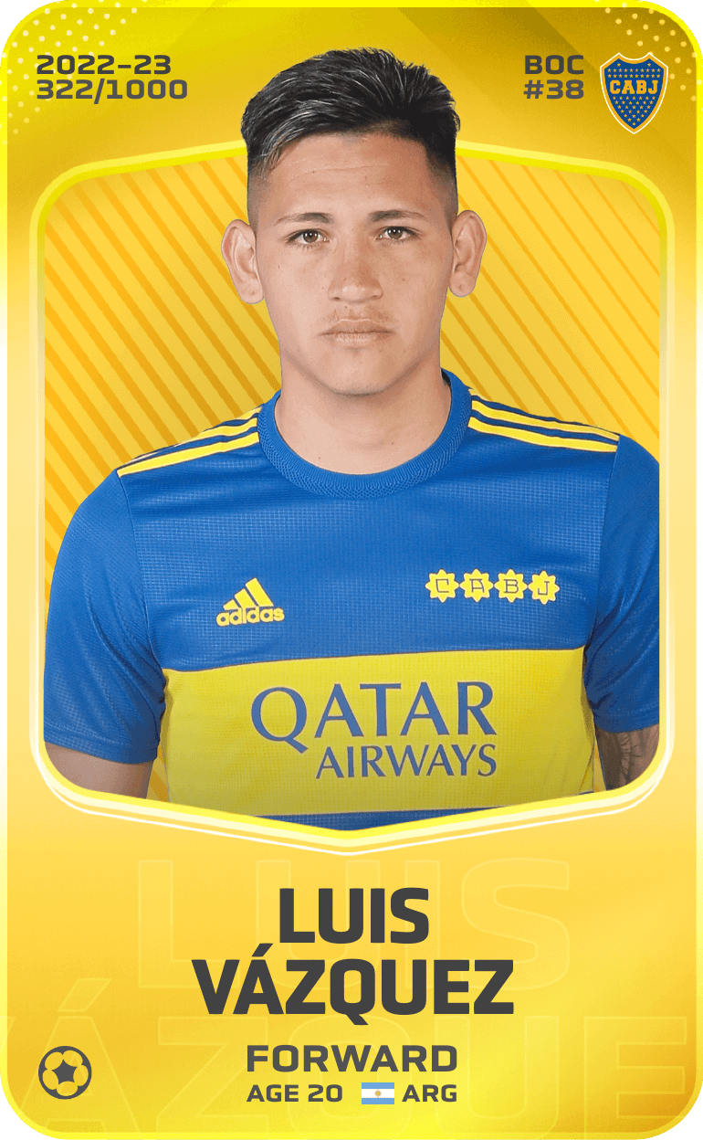 Luis Vázquez 2022-23 • Limited 322/1000