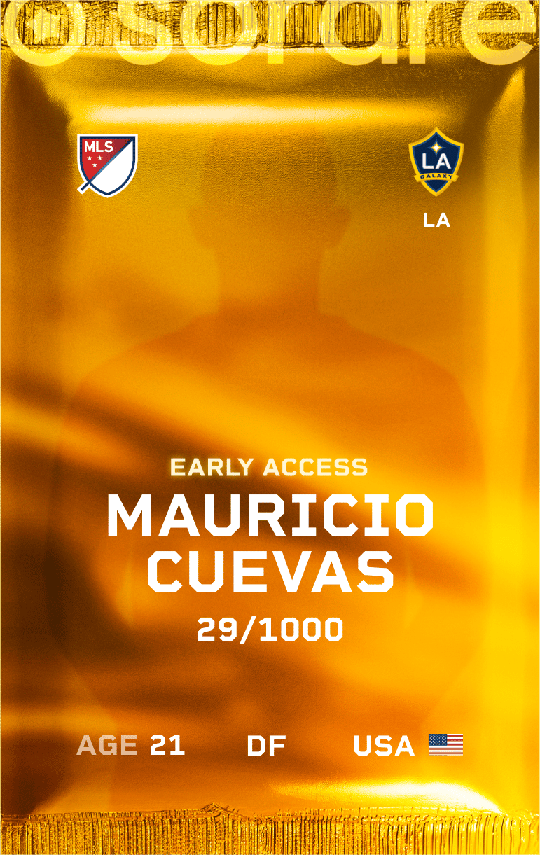 Mauricio Cuevas 2025-26 • Limited 29/1000