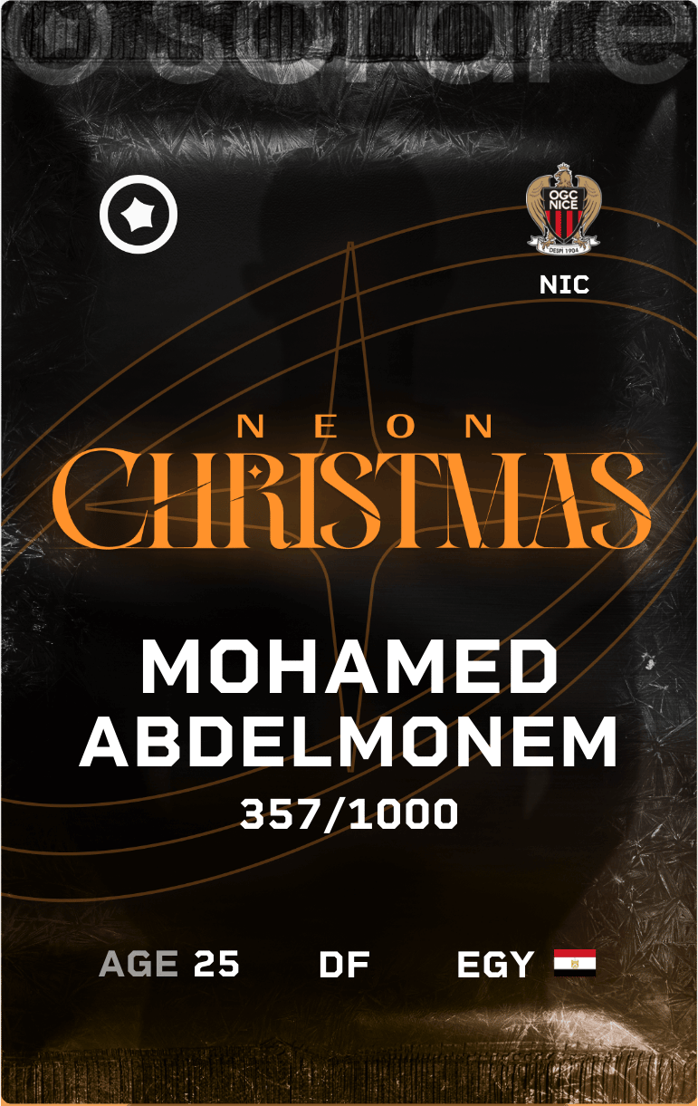 Mohamed Abdelmonem 2024-25 • Limited 357/1000