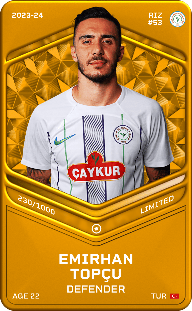 Emirhan Topçu 2023-24 • Limited 230/1000