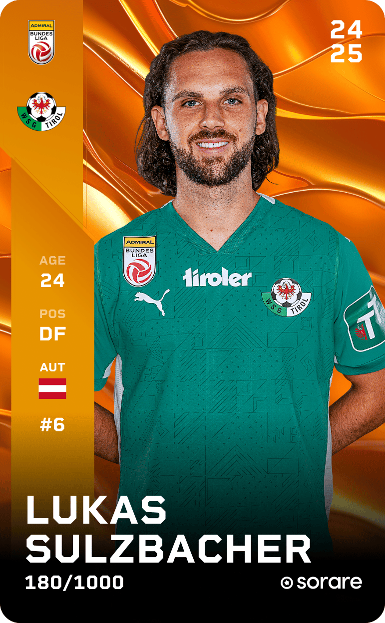 Lukas Sulzbacher 2024-25 • Limited 180/1000