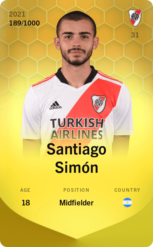 Santiago Simón 2021-22 • Limited 189/1000