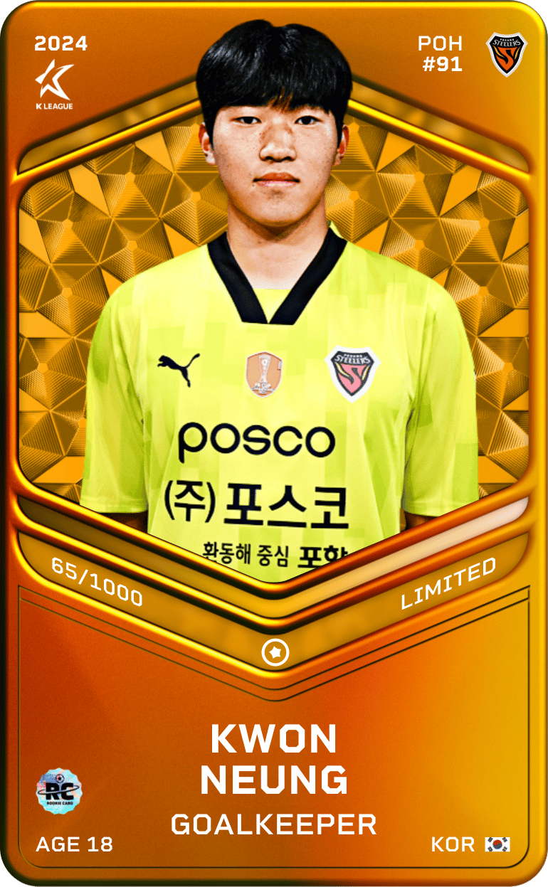 Kwon Neung 2024-25 • Limited 65/1000