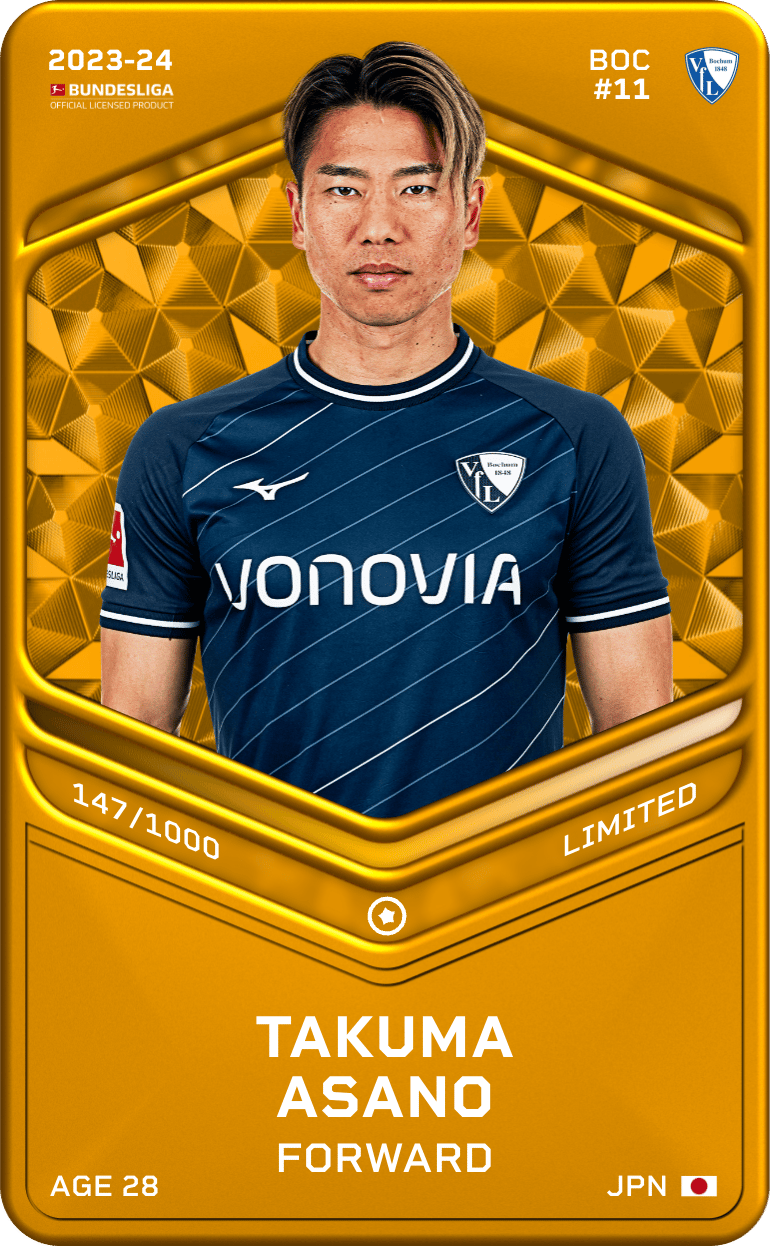 Takuma Asano 2023-24 • Limited 147/1000