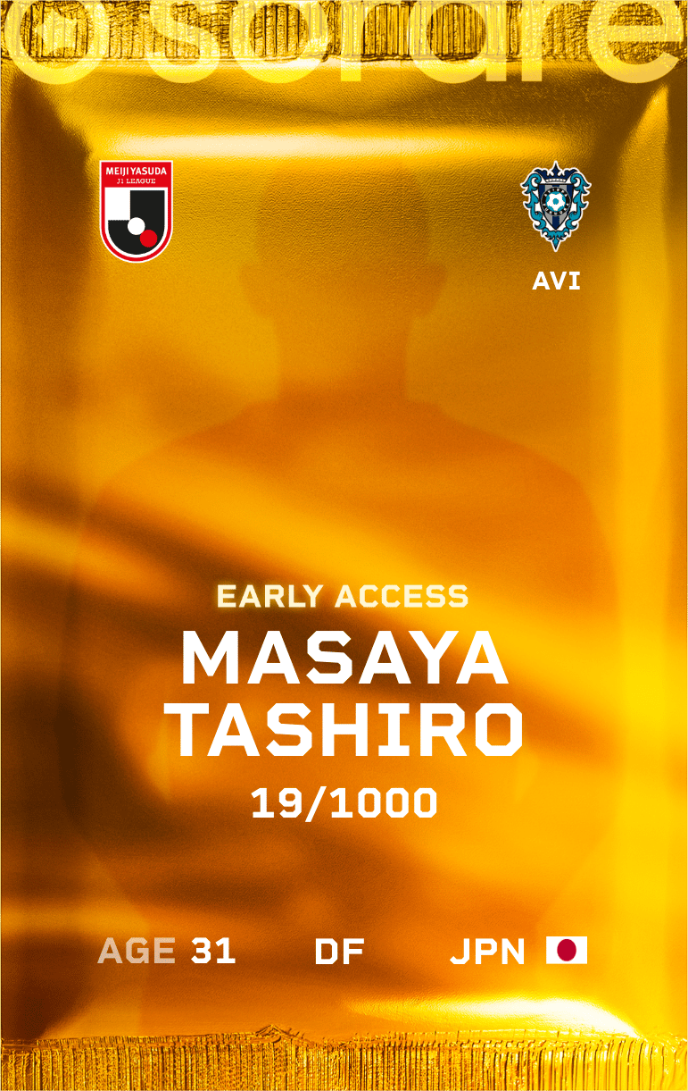 Masaya Tashiro 2025-26 • Limited 19/1000