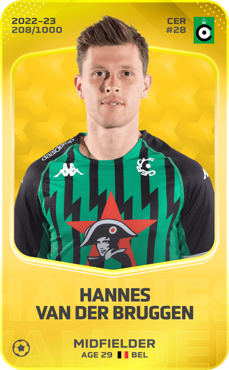 Hannes Van der Bruggen 2022-23 • Limited 208/1000