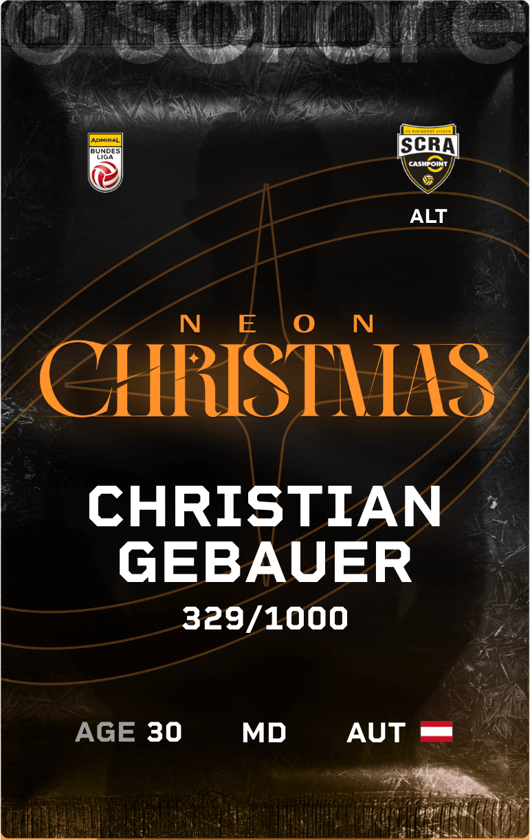 Christian Gebauer 2024-25 • Limited 329/1000