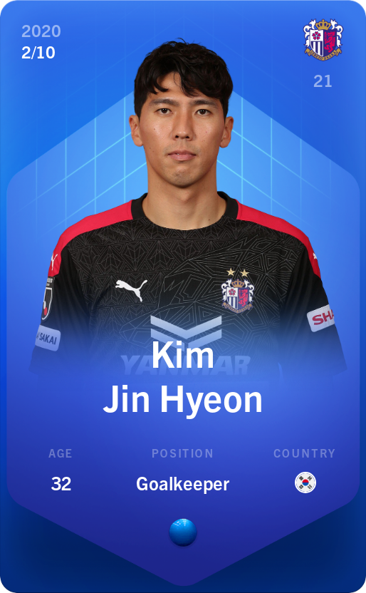 Sorare - Sorare Official - Kim Jin Hyeon 2020-21 • Super Rare 2/10 - NFT # 12512859109086686738535820249778877925553861734246768110959297376482102577206