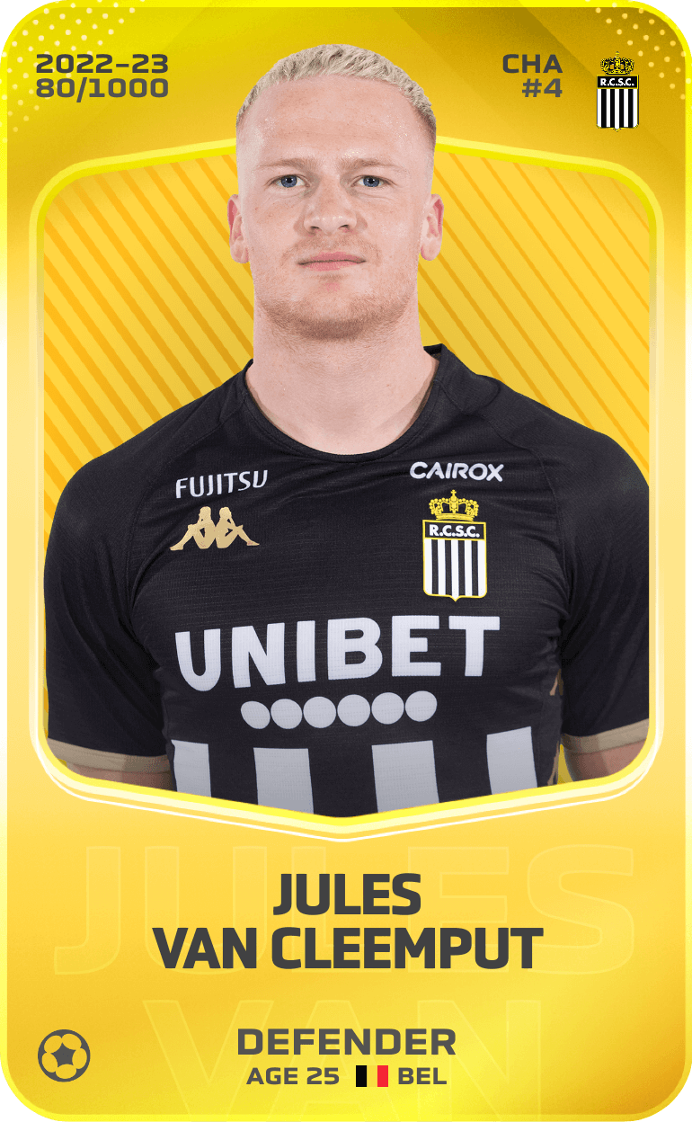 Jules Van Cleemput 2022-23 • Limited 80/1000