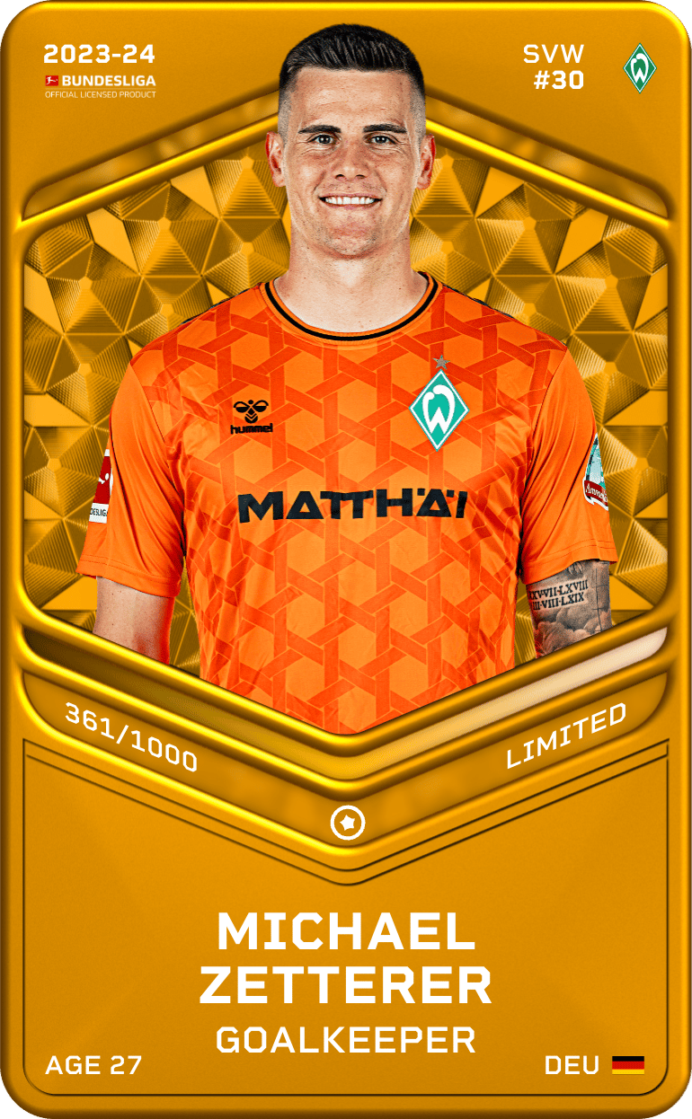Michael Zetterer 2023-24 • Limited 361/1000